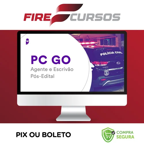 PC-GO (Agente e Escrivão) Pacote Completo - 2022 (Pós-Edital) - Estratégia Concursos