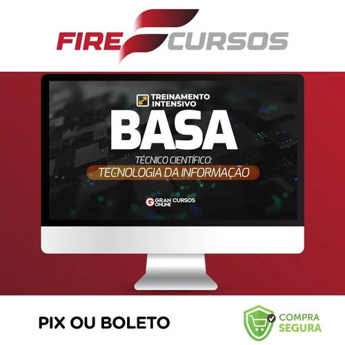 BASA: Tecnologia da Informação + Treinamento Intensivo (Pós-Edital) - Gran Cursos Online