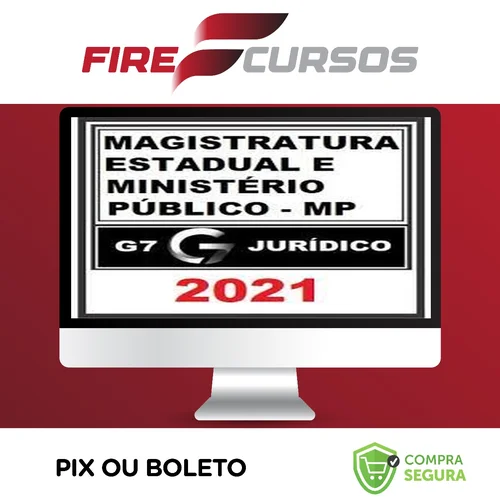 Curso Magistratura e Ministério Público Estadual - G7 Jurídico