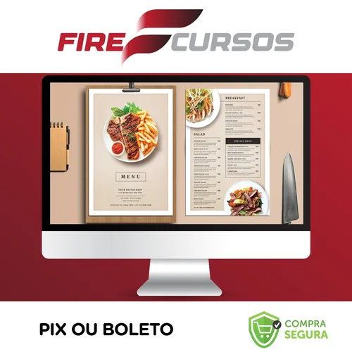 Menu de Comida 4K: Exibição do Restaurante - Envato Elements