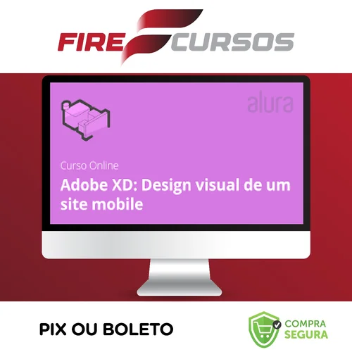 Adobe XD Design Visual de um Site Mobile - Alura