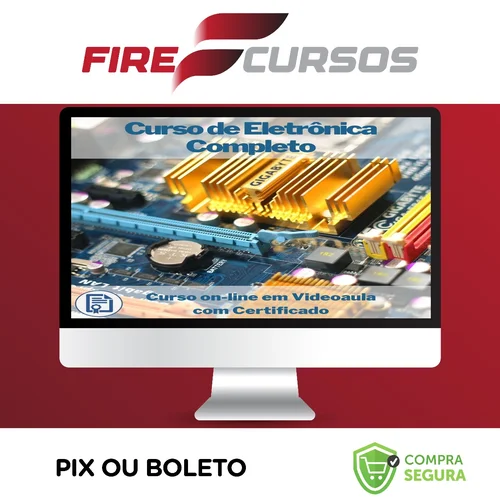 Curso de Eletronica em 5 Dvd (Video Aula) - Autor Não Informado