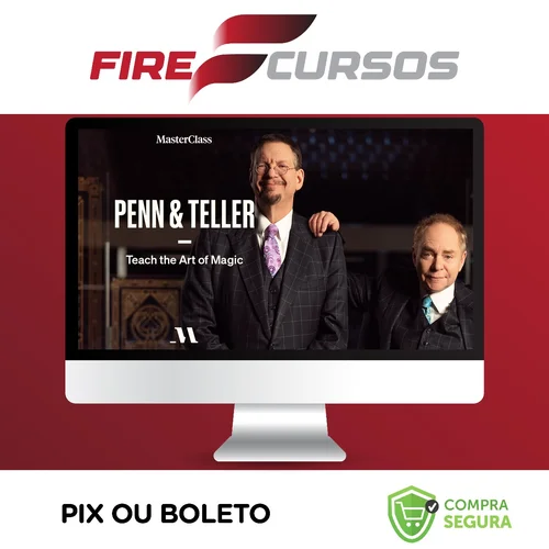 MasterClass: Teach the Art of Magic - Penn & Teller [INGLÊS]