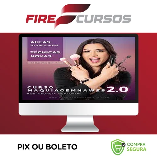 Curso Maquiagem Na Web - Andreia Venturini