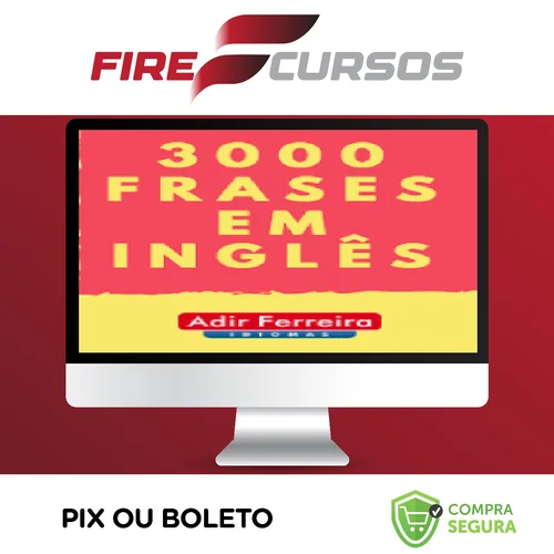 3000 (Frases + Áudio) em Inglês - Adir Ferreira