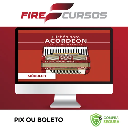 Curso de Acordeon Intermediário: Vol. 2 - Paulinho Marques