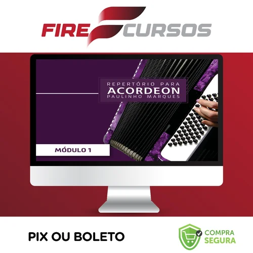 Curso de Acordeon Intermediário: Vol. 3 - Paulinho Marques