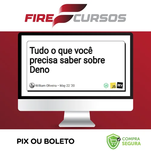 Tudo Que Você Precisa Saber Sobre Deno JS , Site, Api + 3 Proj - Gregory Pacheco e Susy Pereira