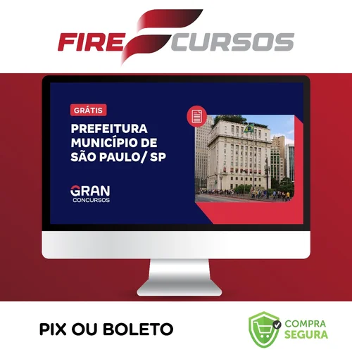 Prefeitura do Município de São Paulo, SP: Fiscal de Posturas Municipais (Pós-Edital) - Gran Cursos Online