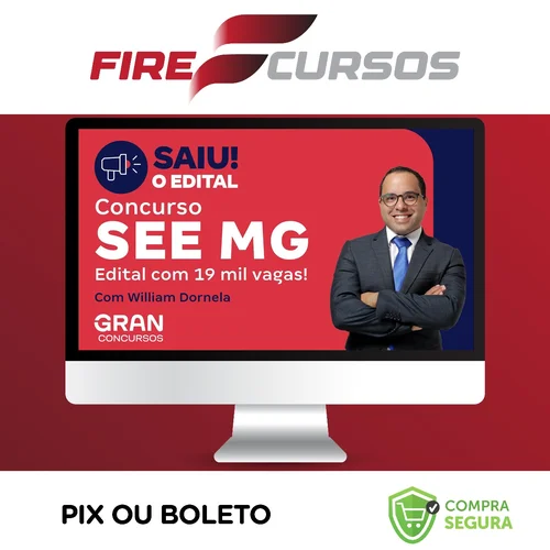 SEE MG: Professor de Educação Básica, Matemática (Pós-edital) - Gran Cursos Online